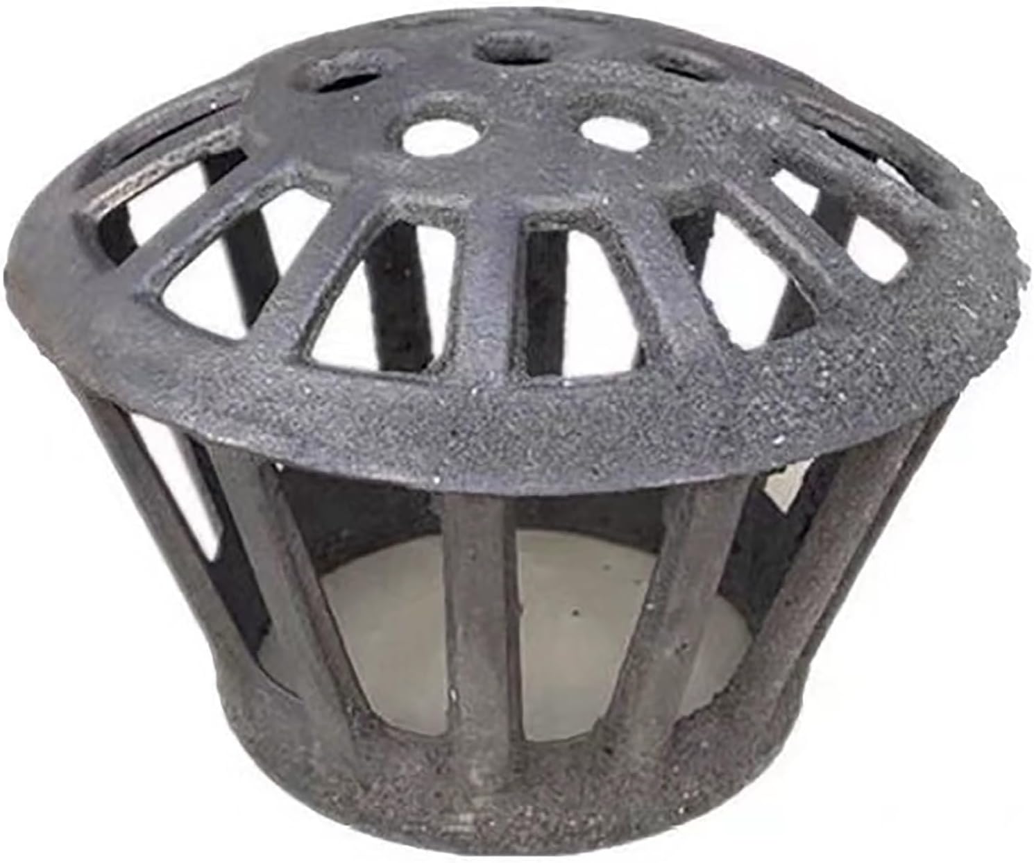 鋳鉄製床側溝 カバー、ガレージ床側溝 蓋、耐荷重性、詰まり防止、地下室、屋上、公園に最適(16 cm/6.3 in)