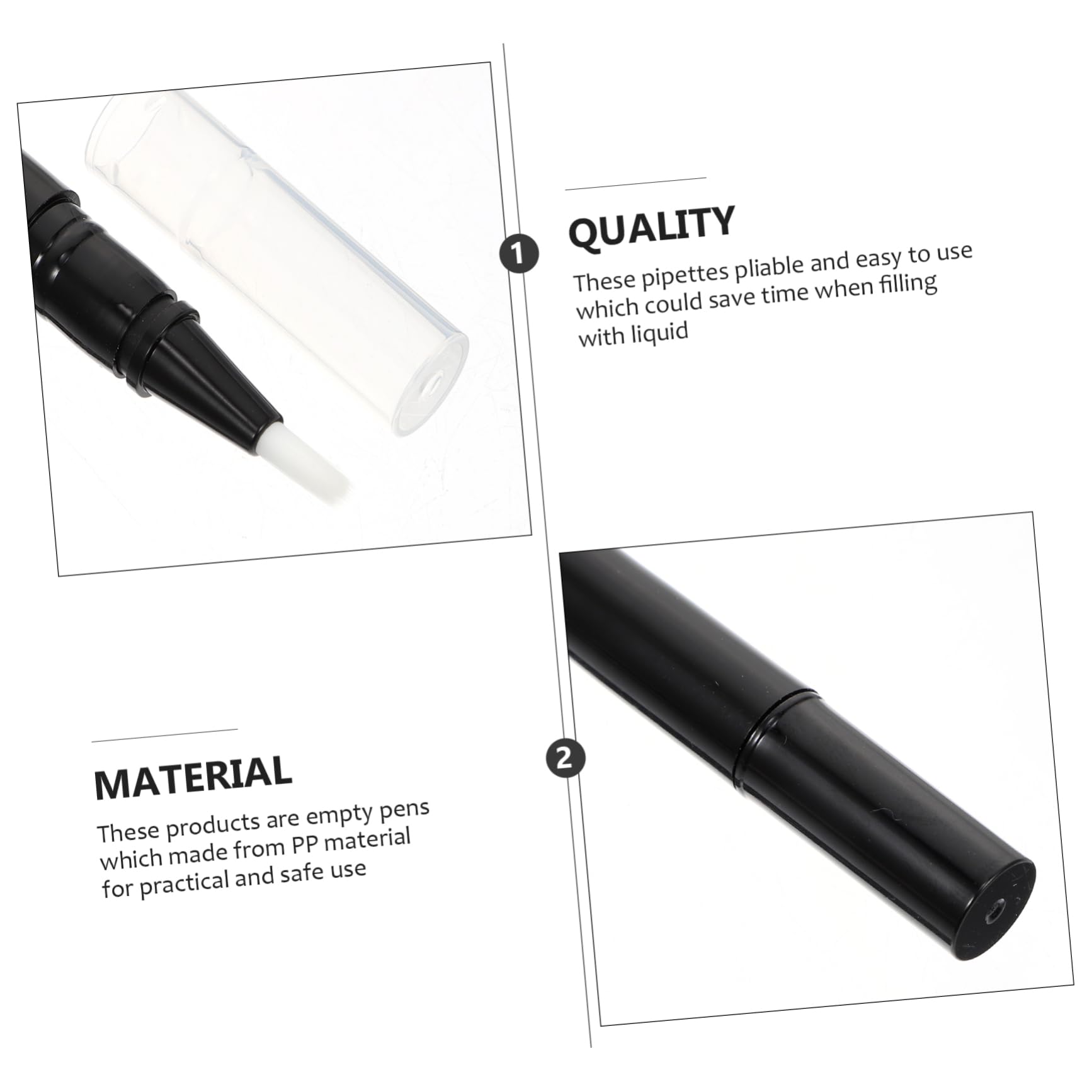 3sets Nagel Ernährung Stift Leere Lip Make-up Stift Make-up-tool Kit Nagel Liefert Kit 10 Stücke * 3