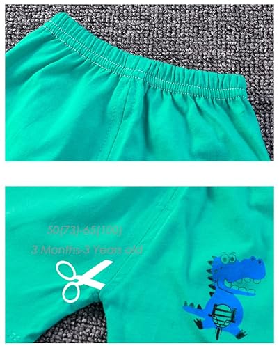 XM-Amigo 8 Pack of Baby Boys Sleeveless Vest Top Undershirts Soft Tank Tops Shorts Pants Outfits Clothes Sets,Age 18-24 Months（80-90cm） - Image 3