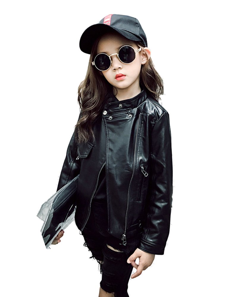 ディーゼルキッズ フェイクレザー フードジャケット レザー ブラック 150cm DIESEL KIDS 訳ありB品 ディーゼルキッズ KID フードジャケット