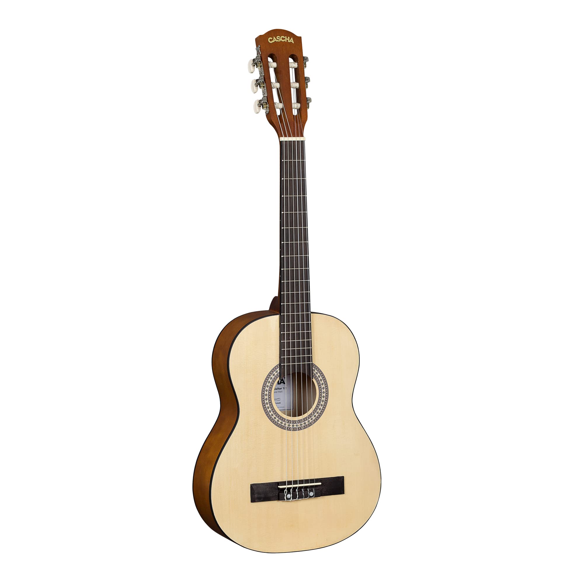 Student Series - Guitarra de concierto (tamaño 1/2, incluye funda y 3 púas)