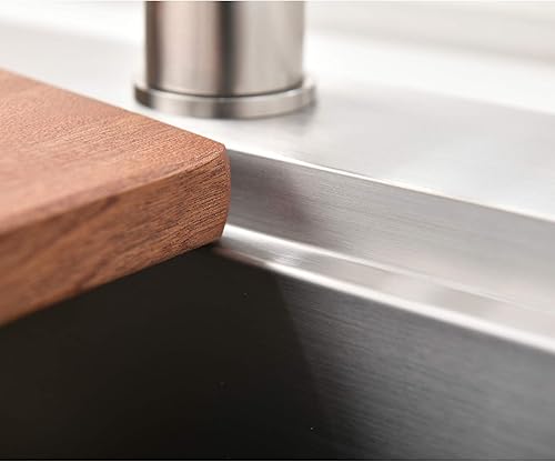 Miniatura 3 de Fregadero de barra de 15 x 20 pulgadas, fregadero de cocina cuadrado de acero inoxidable pequeño de montaje superior, fregaderos de cocina de un