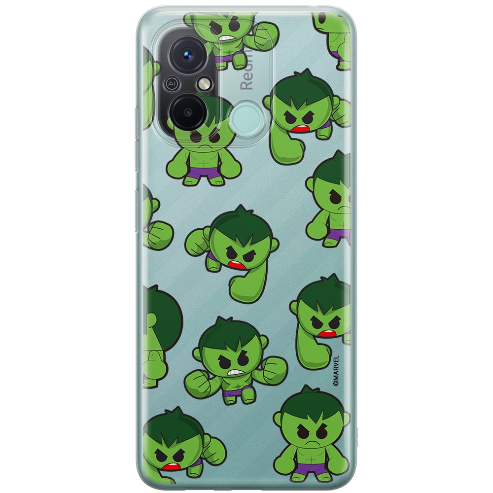 ERT GROUP custodia per cellulare per Xiaomi REDMI 12C/ REDMI 11A originale e con licenza ufficiale Marvel, modello Spider Man 005 adattato alla forma dello smartphone, parzialmente trasparente