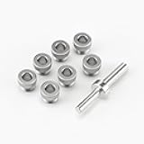 RUITOOL Shelf Pin Jig Accessory Kit: 7 X 1/4 Inch Drill Sleeves And 1 Positioning Pin