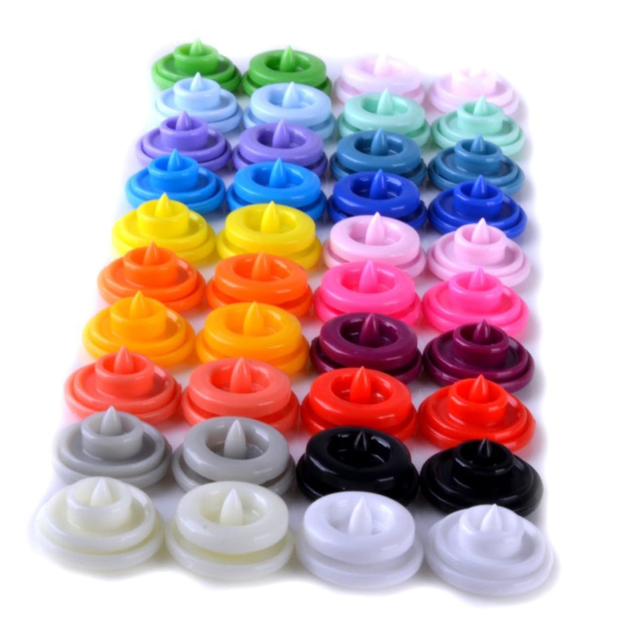 Kit de Alicates para Sujetadores 300 Botones de Plástico T5 en 20 Colores, Duradero y Fácil de Usar para Costura y Proyectos DIY