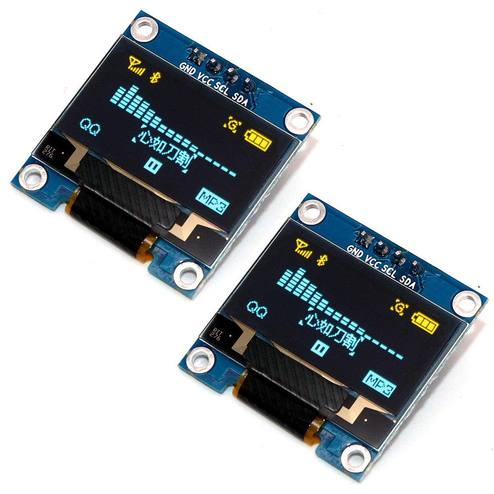 2 Display OLED 0.96'' I2C/SPI - 128x64 Pixel, Bianco, Per Arduino E Microcontrollori - Foto 12