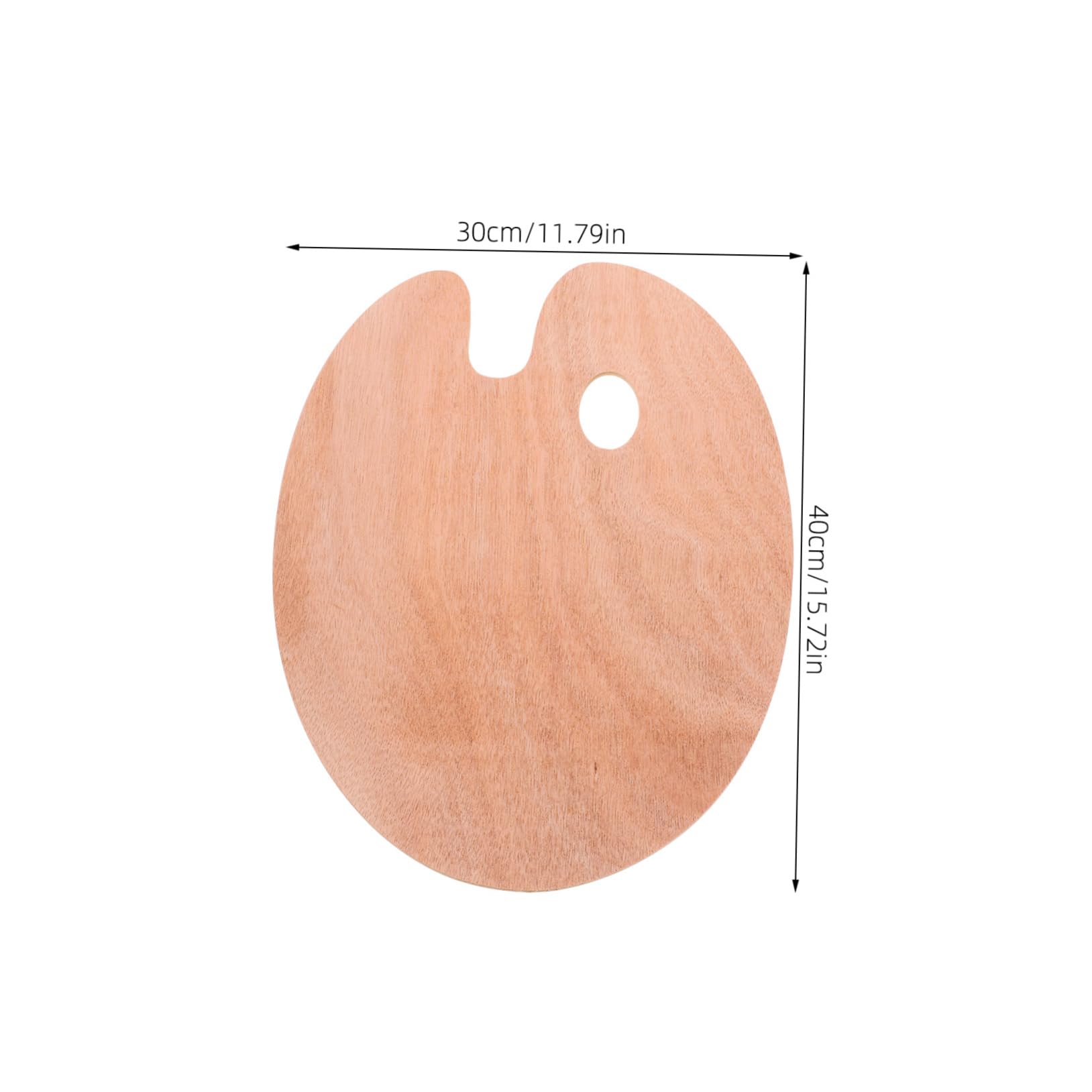 Angoily 5 Pièces Palette de Peinture Ovale avec Trou pour Pouce Surface Lisse Antiadhésive Adaptée Aux à Huile Gouache et Acrylique Palette Ergonomique pour Artistes