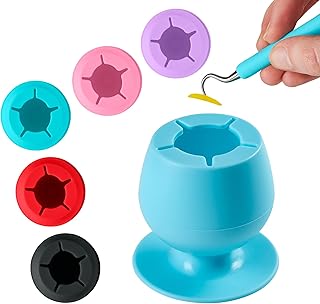 Cup - Suctioned Vinyl Weeding Scrap Collector and Holder for Weeding Tools for Vinyl - Blue