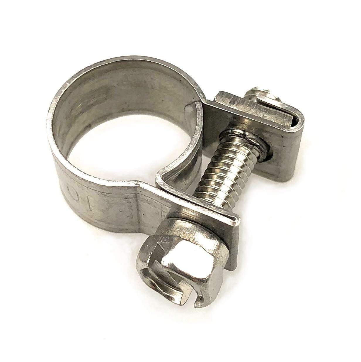 Jubilee Junior Clip 7-9mm Marine Grade Stainless Steel Mini Hose Clips - pack of 2