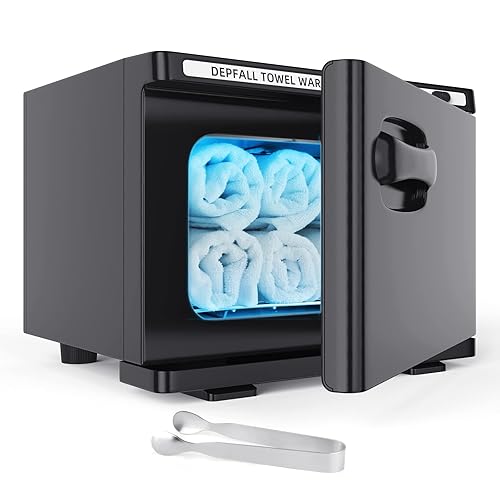 Miniatura 24 de Calentador de toallas calientes, gabinete profesional de gran capacidad de 23 litros, calentadores de toallas de spa 2 en 1 para tratamientos