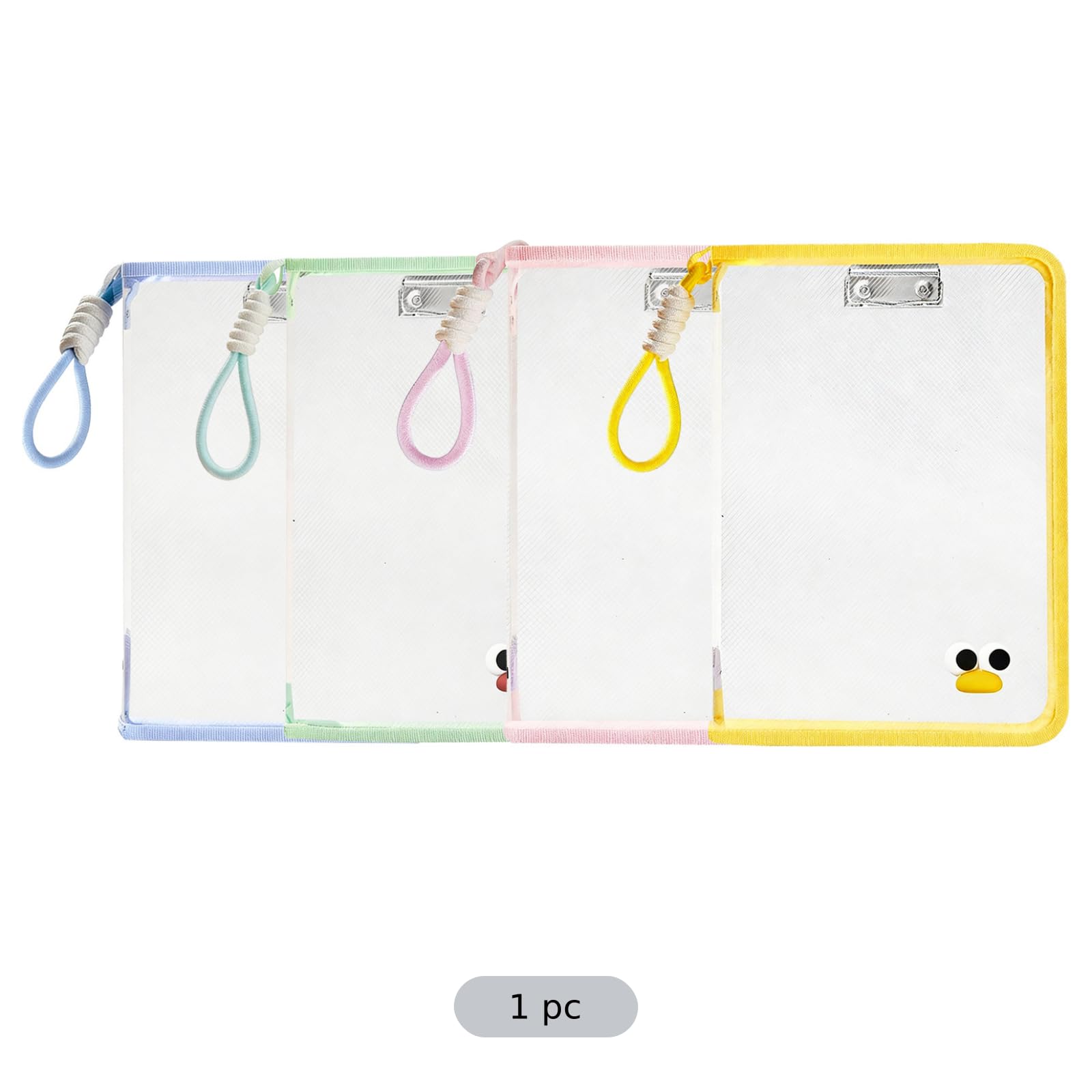 8 buste trasparenti con cerniera, formato A4, 33 x 23,1 x 5,1 cm, con 8 colori, impermeabili, per scuola, ufficio, casa
