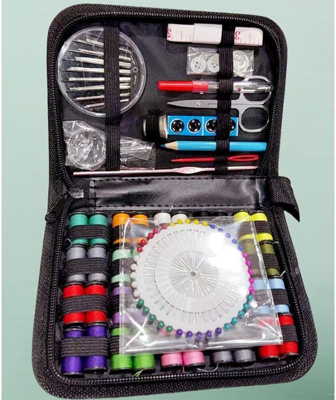 LWECMGSA Polyester Sewing Kit Set Home Storage Box Needle Thread Patching Convenient Multi-Functional