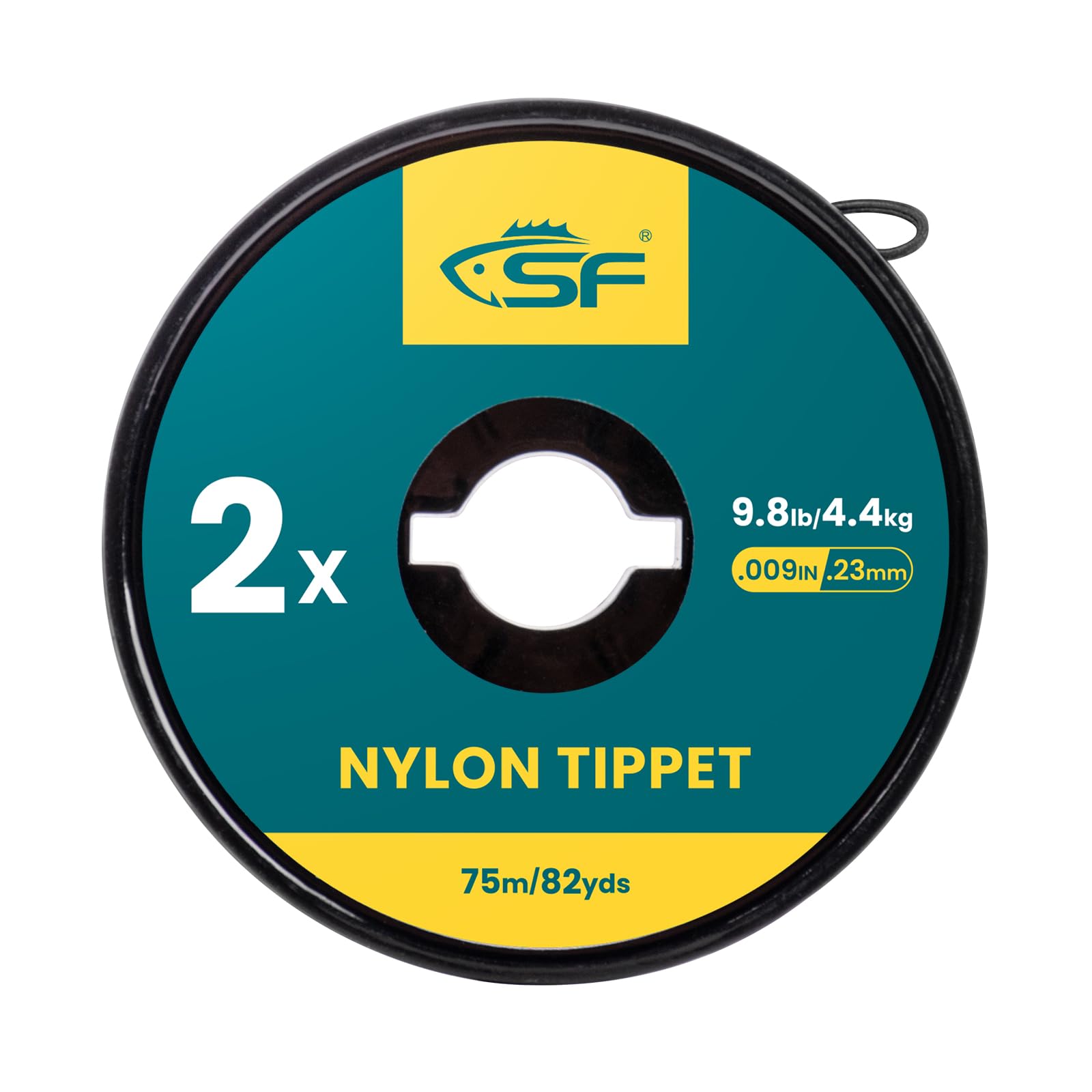SF Clear Nylon Monofilament Tippet Fly Fishing Tippet Leaders Trout 75m Pack of 1 2X