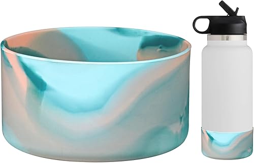 Funda protectora de silicona de 32 oz 40 onzas para botella de agua Hydro Flask, Simple Modern, Takeya, MIRA, Iron Flask y Yeti, sin BPA,