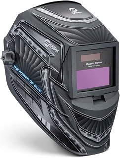 Casco de soldadura Miller Classic Series, ClearLight™, tono 8-13, matriz metálica | TIG/MIG; tono variable 8-13; óptica de alta definición; casco cómodo