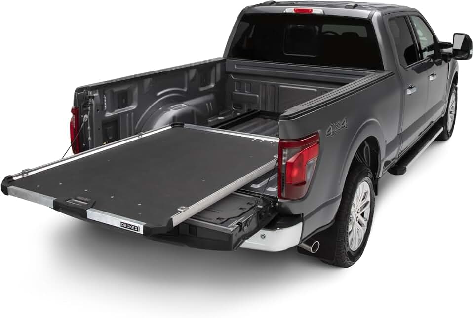 CargoGlide Truck Bed Slide – 1500 lb Capacity, 75% Extension – Heavy-Duty Pickup Cargo Slide for Easy Bed Access – Compatible with CargoGlide 1500/75% / 48" W / 63" L for Fullsize - Short