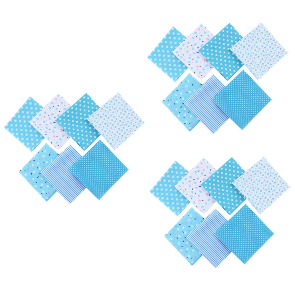 STOBOK 6confezioni Packs Di Patchwork Per Progetti Creativi Di Stoffa Per Cuscini Tovaglie e Decorazioni Fai Da Te