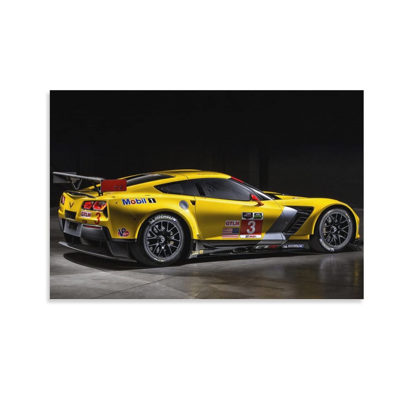 2017 Corvette Racing Poster ASPEN SNOWMASS VINTAGE CAR RACE 2017