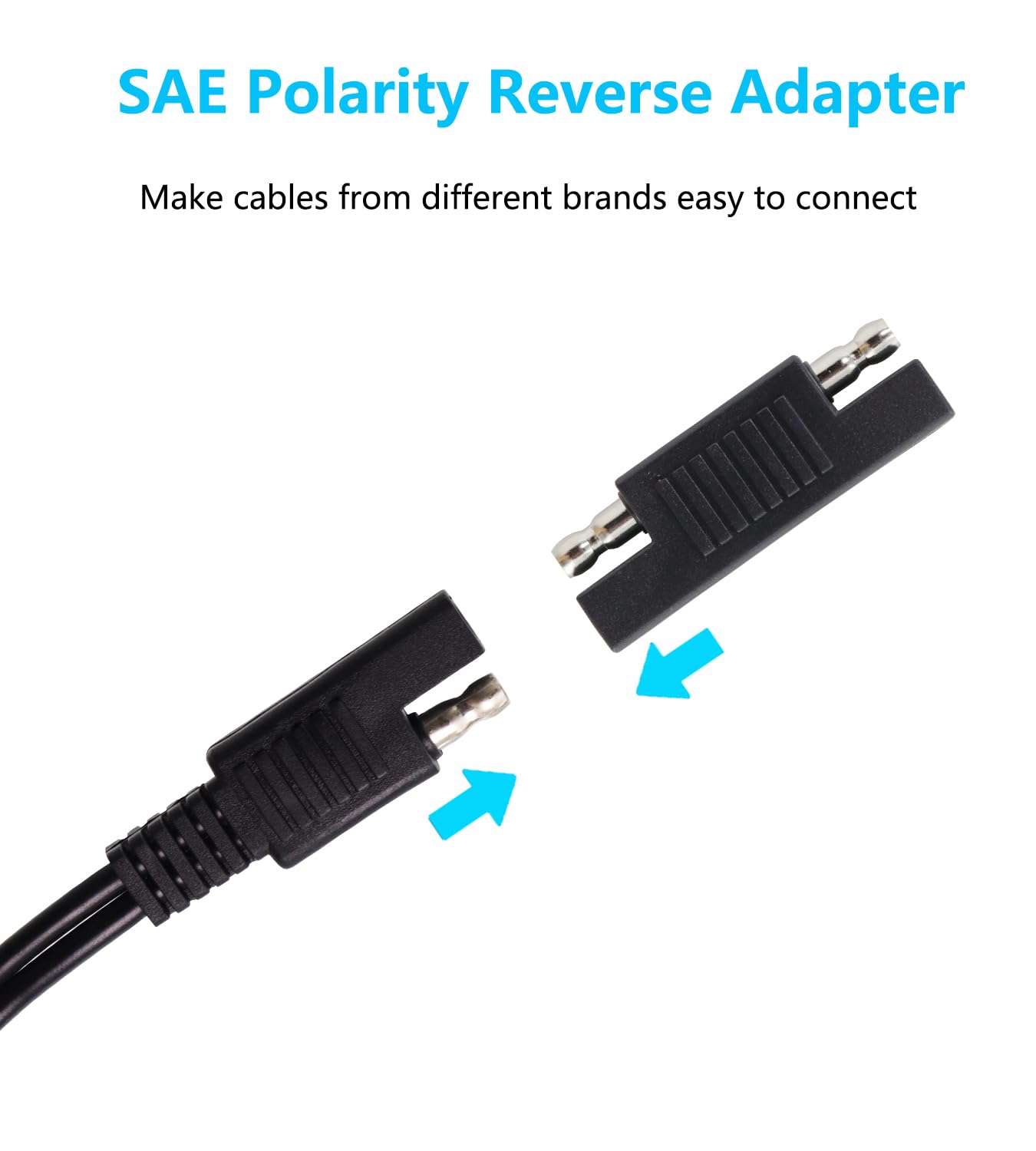 Invertitore Polarità Cavo Adattatore Polarity SAE Per Pannelli Solari