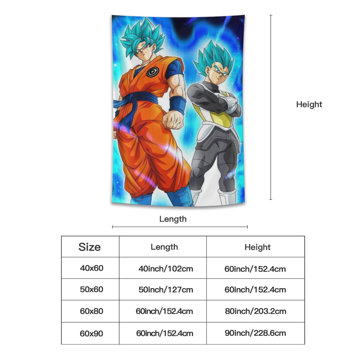Amazon.co.jp: ドラゴンボール タペストリー ベジータ 孫悟飯