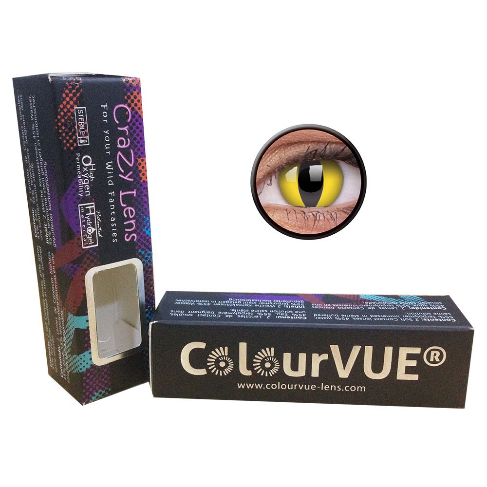 colourvue Cats Eye crazy lenses one year Cats Eye contact lenses