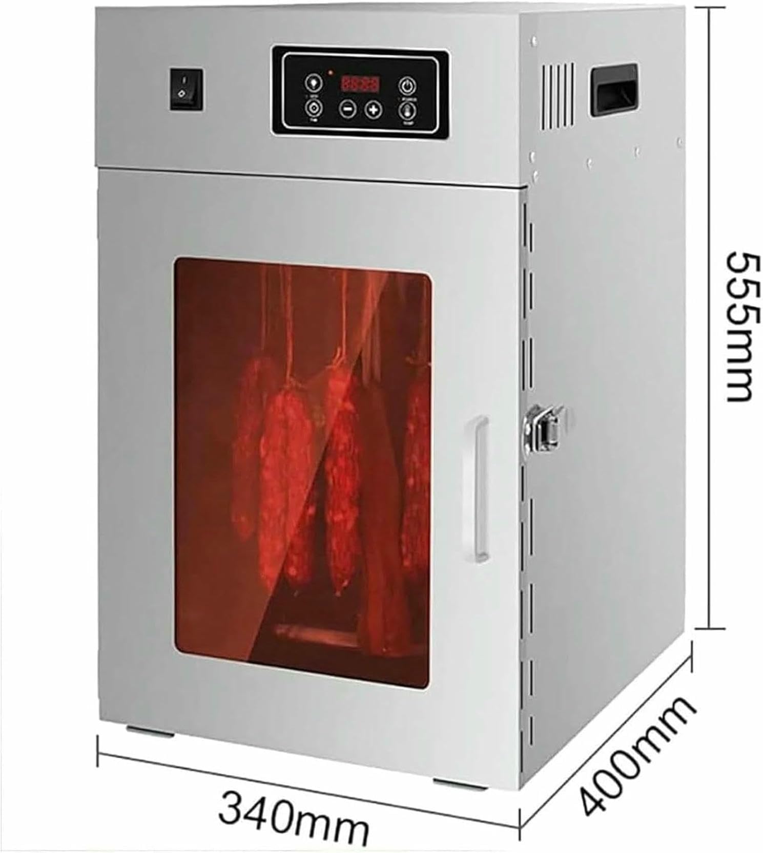 Bevitore di Carne Rotatoria da 800 W/1000 W, in Acciaio Inossidabile Bilton Baske Food Dehyp