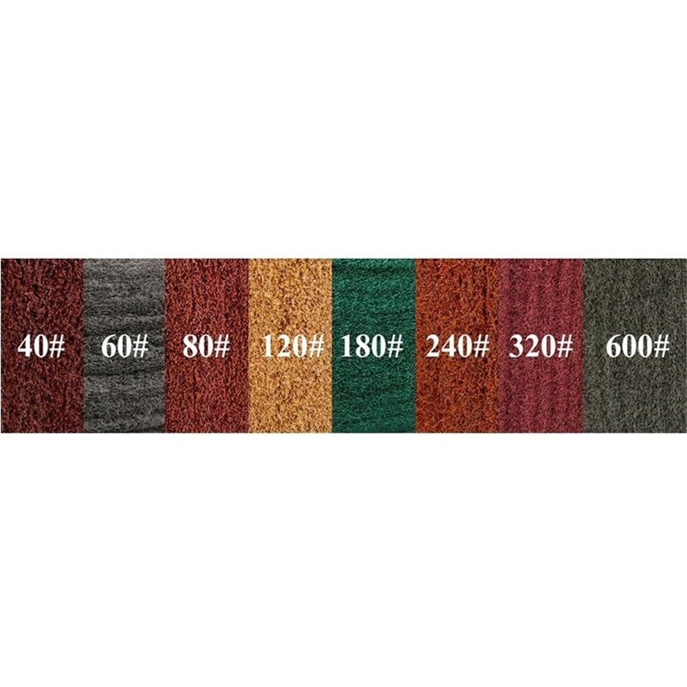 Ruota di lucidatura per trafilatura 1 spazzola abrasiva a lamelle in nylon non tessuto, 120x20x100 mm, tamburo for lucidatura e di trafilatura fili(46)