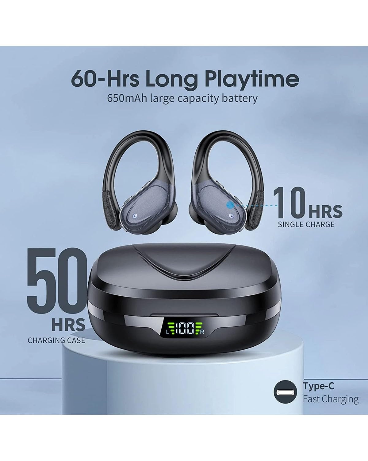 BX17 Bluetooth 5.3 Écouteurs TWS Casque