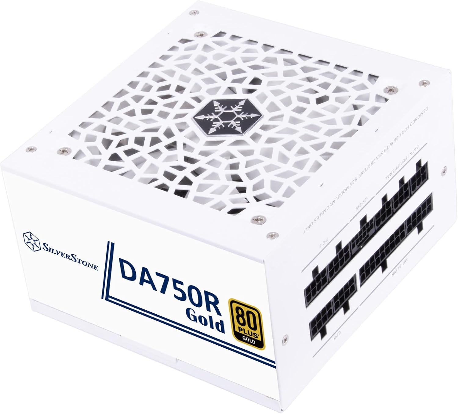 SilverStone Technology DA750R Gold, ATX 3.0 and PCIe 5.0 750W 80 Plus Gold Fully Modular ATX Power Supply, SST-DA750R-GMA-WWW