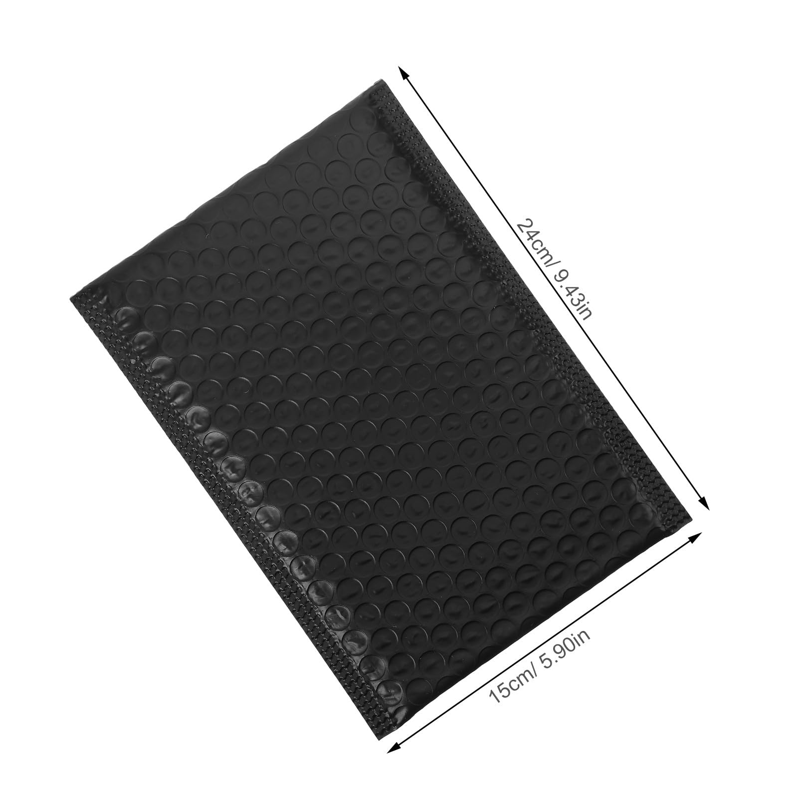 Ciieeo Buste Imbottite Nere 15x20+4cm 50 Pezzi Cuscino a Palloncino Protettivo Antimpatto in Pe per Spedizioni Ufficio Resistenti e Autoadesive Impermeabili