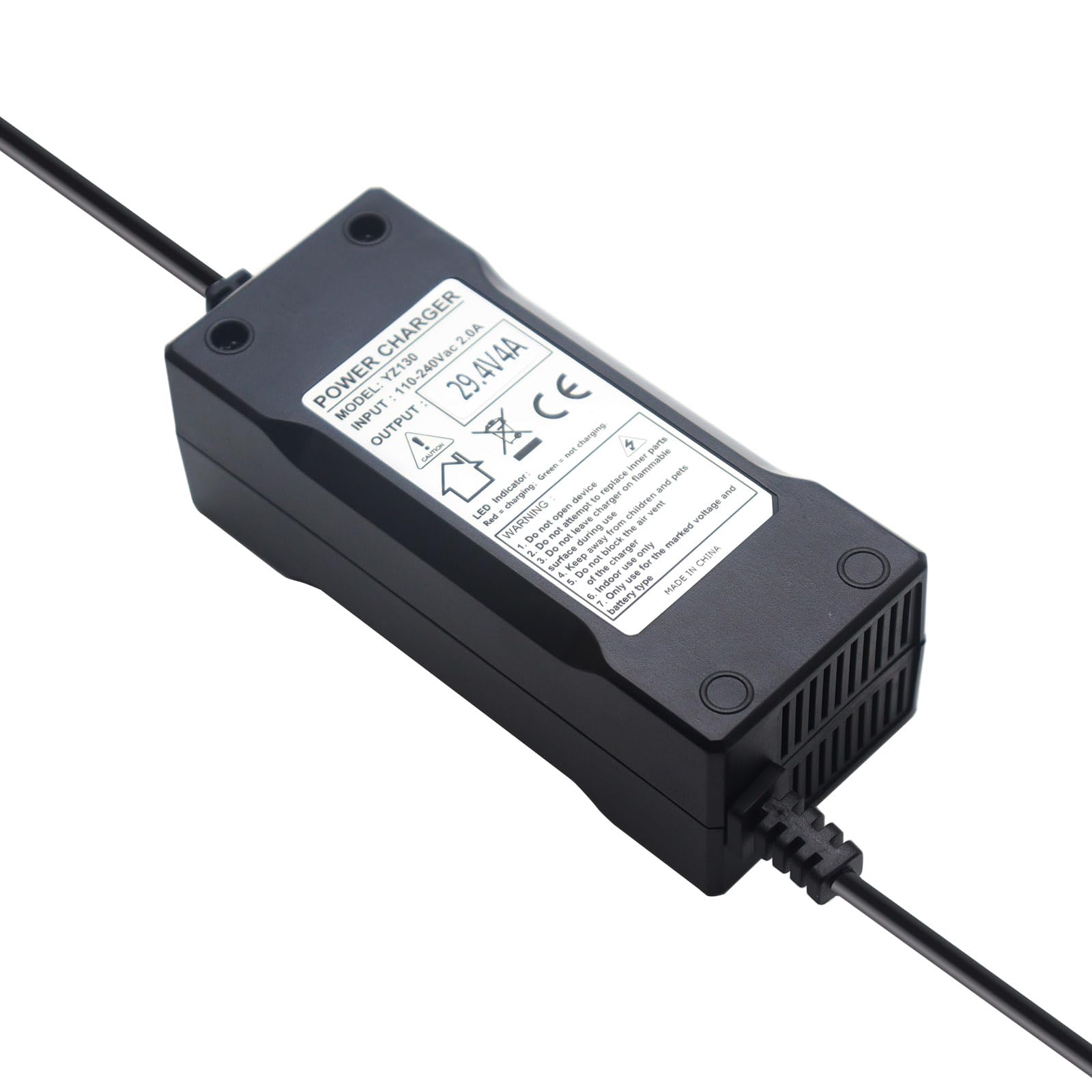 Bloc d'alimentation Chargeur 117 W comme 1202L2 pour Batteries de vélo 24 V des Marques Prophete, Alu-Rex, City-Star, Aldi, Praktiker, Hagebaumarkkt