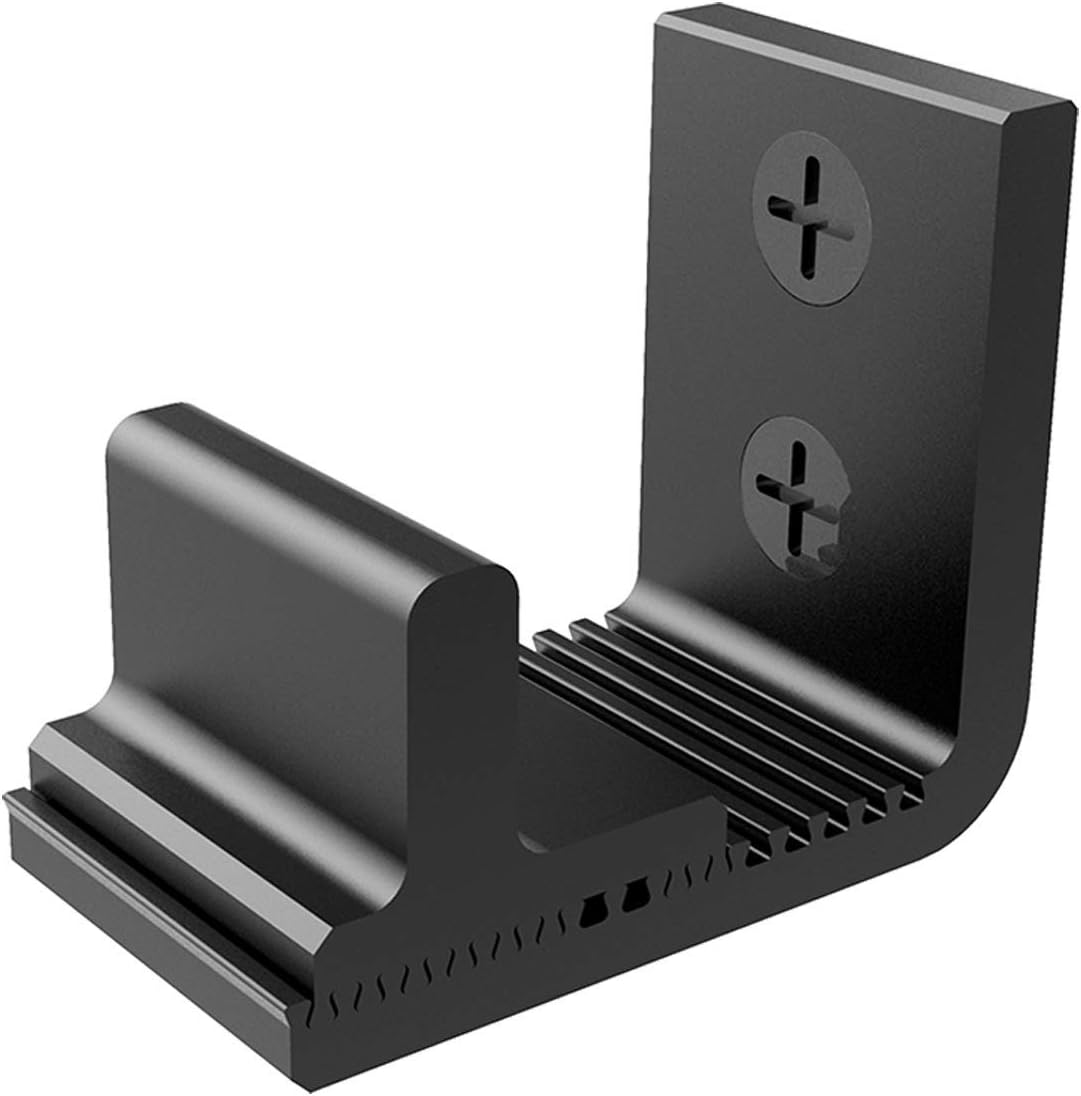 CCJH Sliding Barn Door Bottom Floor Guide Adjustable Wall Mount No Need for Ground Drilling（Black 1pcs
