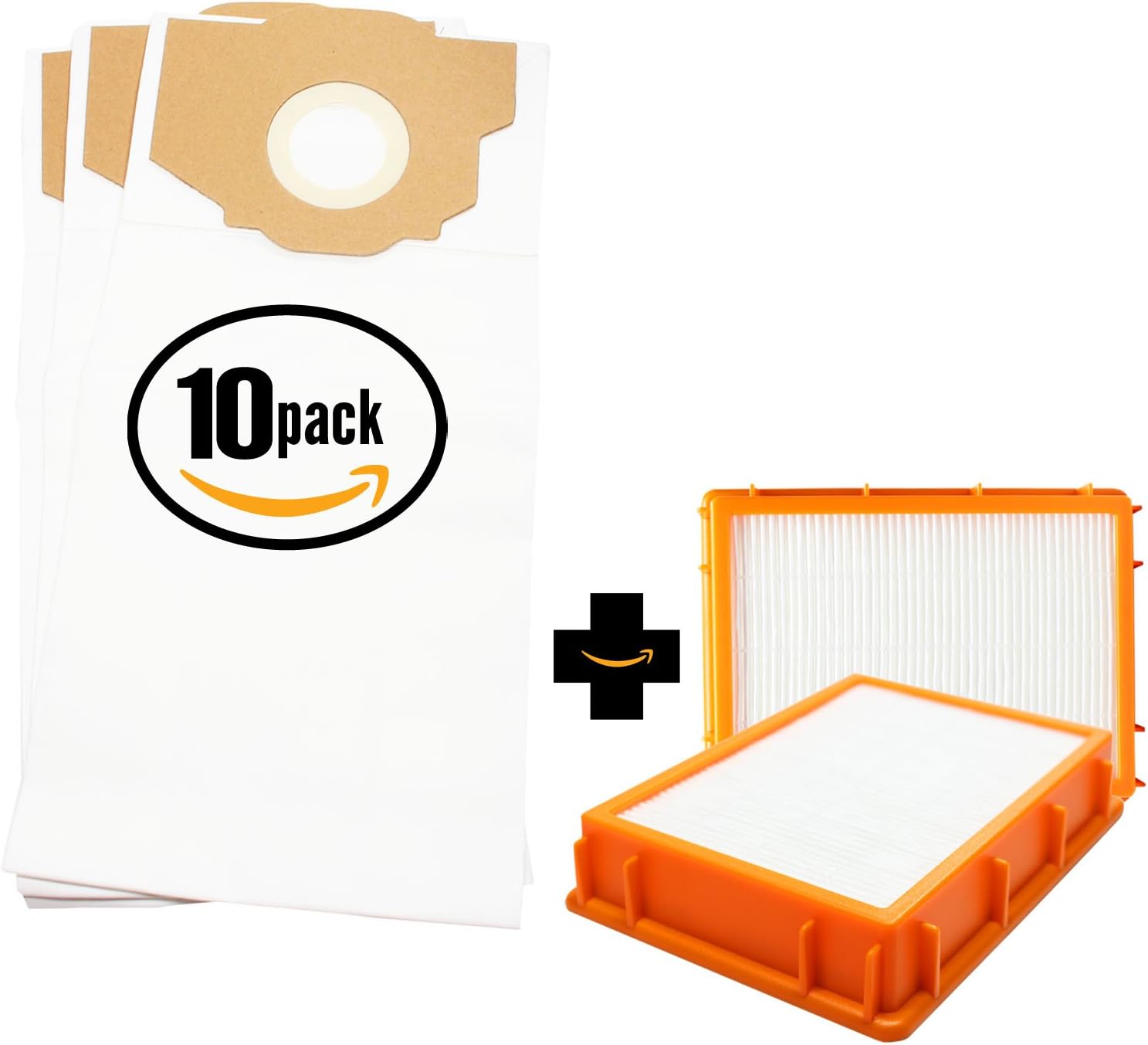 30 Replacement Eureka Boss SmartVac 4870MZ Vacuum Bags & 2 HEPA Filter