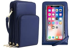 Crossbody Cell Phone Purse with Touch Screen