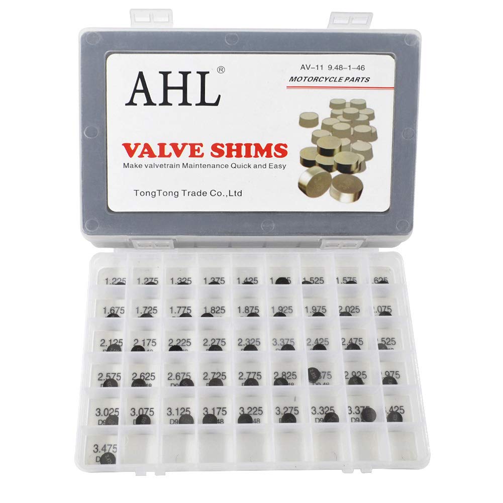 AHL 9.48mm 46pcs 1.225-3.475mm ventil shim ventile einstellen für Kawasaki ZR-7S 2001-2003