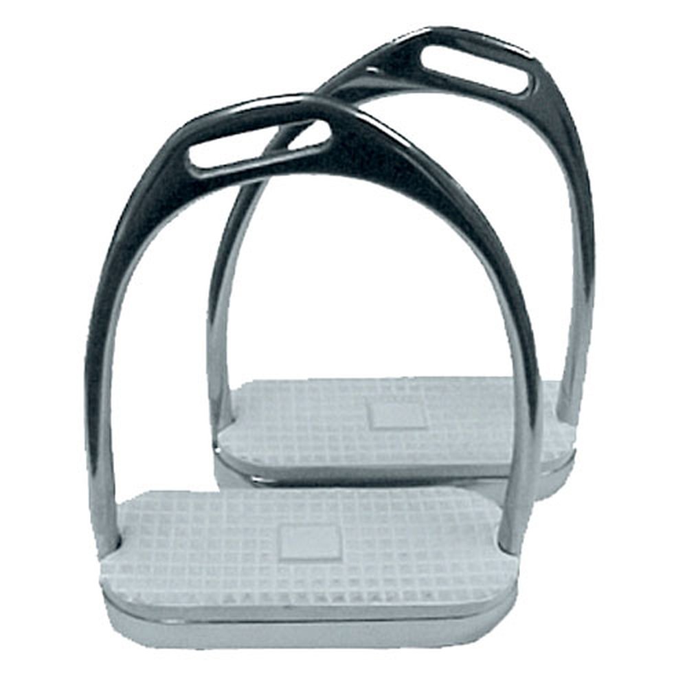 Coronet Double Offset Fillis Horse Stirrup Irons, 4 3/4-Inch