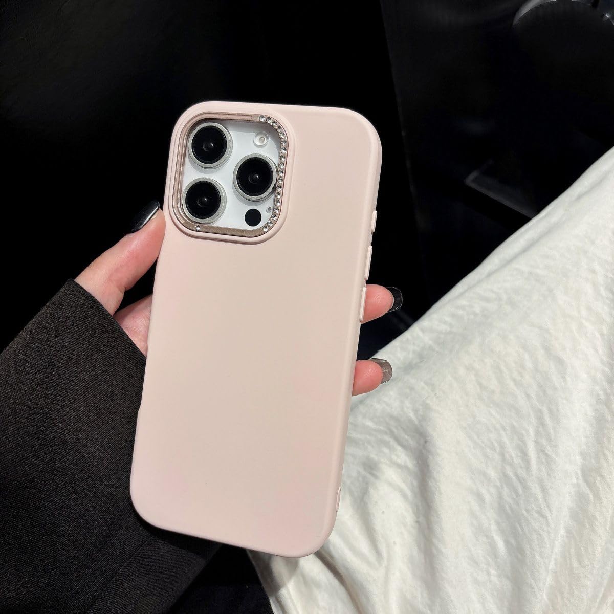 Coque iPhone 12 silicone liquide rose évitant rayures et chocs - 6