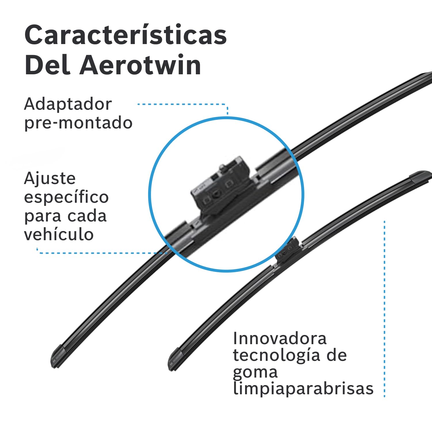 Bosch Aerotwin eA 179 S Limpiaparabrisas Frontal, 70 cm / 45 cm