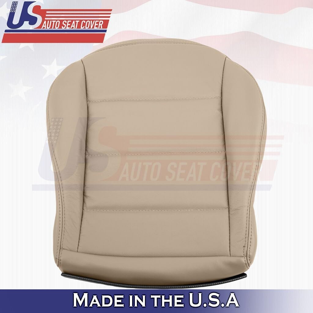 1999 to 2004 fits Volkswagen Jetta Driver & Passenger Bottoms Leather Cover Tan