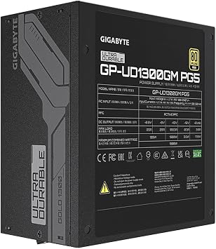 Gigabyte Psu ModÜler 1300w 80+gold Ud1300gm Pg5 140mm Fan