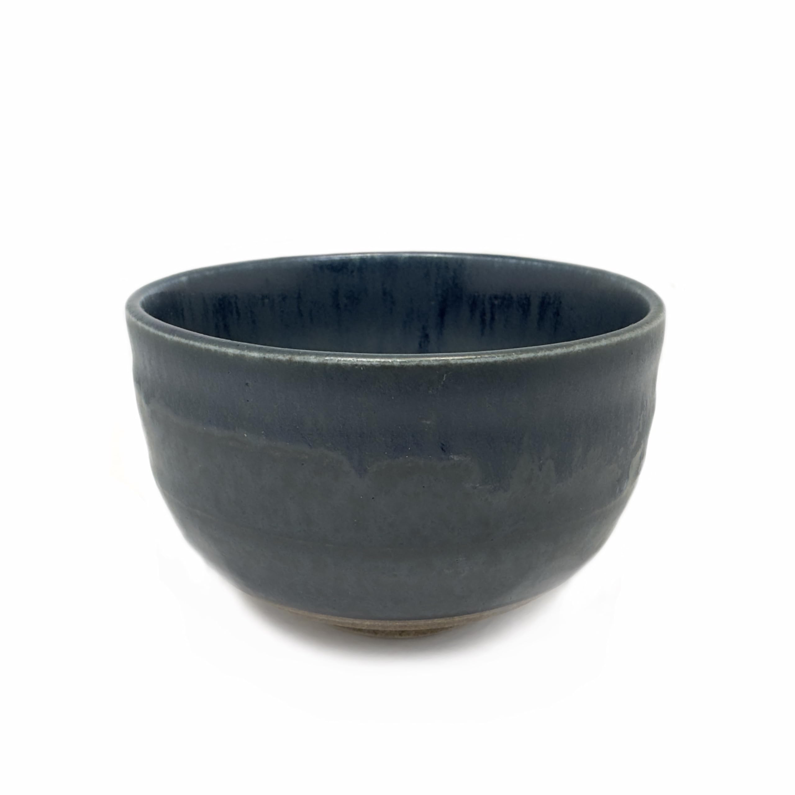 aquanaut Mino Ware - Cuenco para matcha, color índigo Chawan, diámetro de 10 cm, fabricado en Japón
