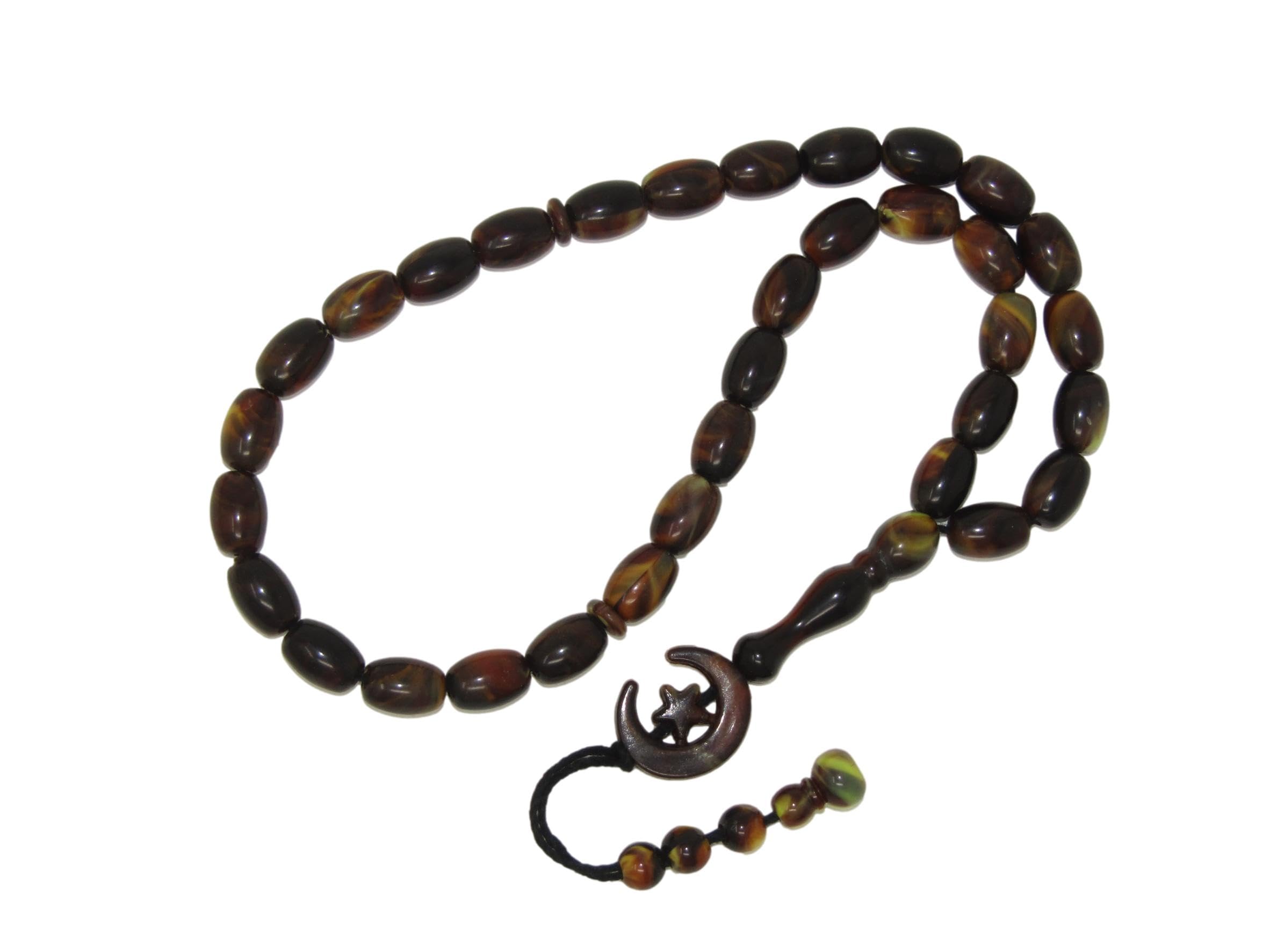 N262 33 Bead Prayer Worry Fidget Prayer Beads Tasbih Beads Polyester Beads Handmade by Jeannieparnell