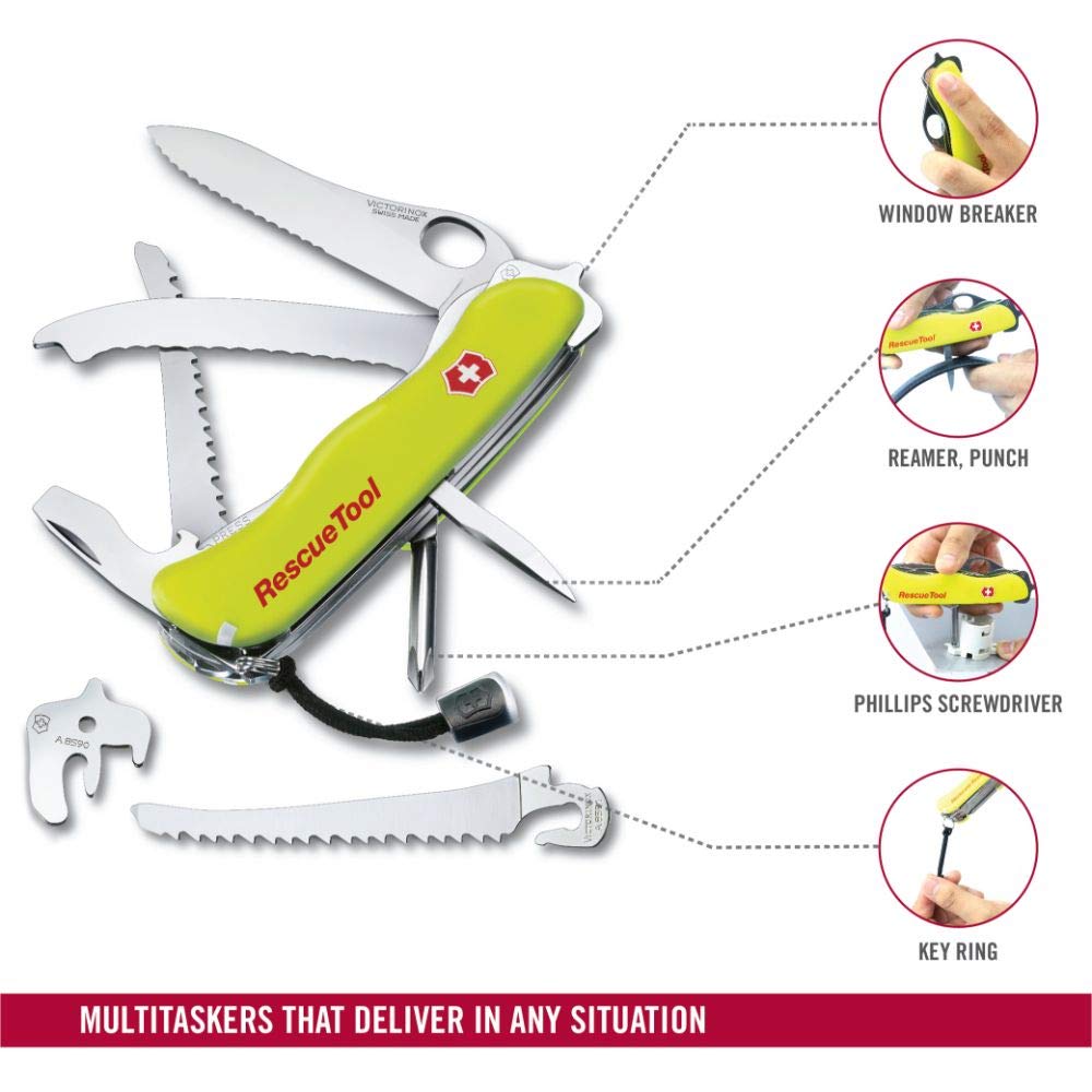 Victorinox Swiss Army Knife Rescue Tool 13 Functions DOITYourself Champion, Multitool Survival Victorinox Swiss Army Knife Rescue Tool 13 Functions DOITYourself Champion, Multitool Survival