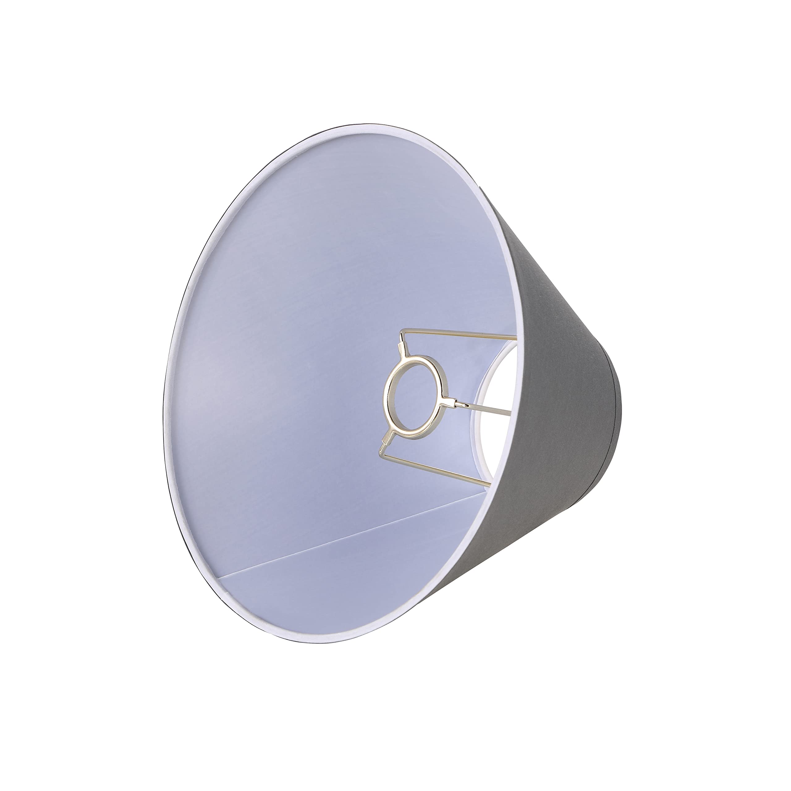 Aspen Creative 55002, Empire Uno Lamp Shade, Fog Gray, 4