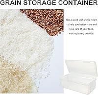 Vista 6 de DOITOOL Recipiente hermético para almacenamiento de pan de 7.48 x 3.74 x 2.36 pulgadas, caja de pan de plástico transparente con sello a prueba