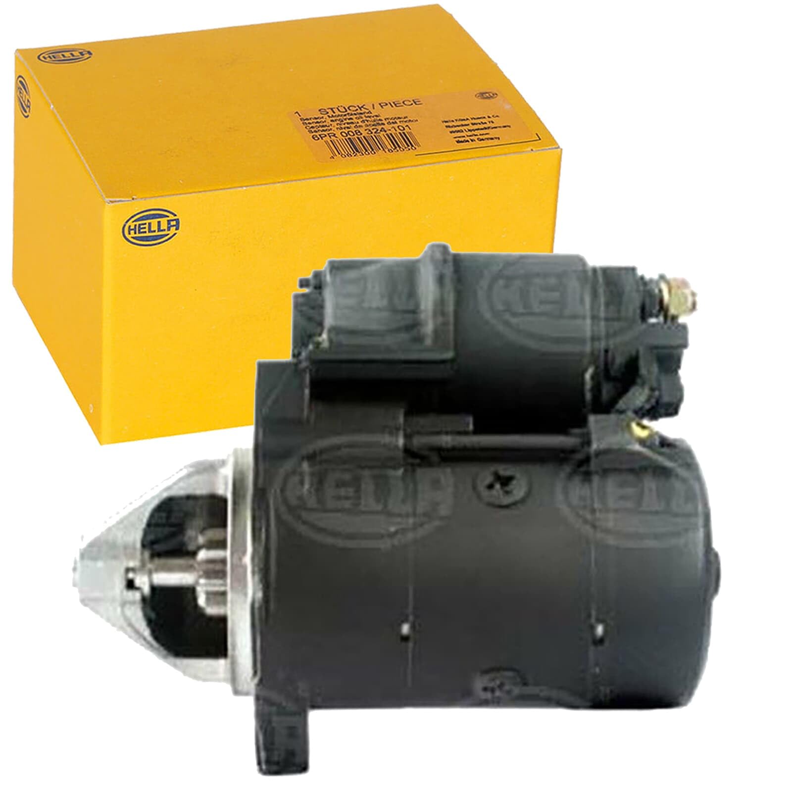 HELLA 8EA 011 611-471 Motorino d'avviamento, 12V, 0.8KW | Compatibile con: SMART CABRIO, CITY-COUPE, CROSSBLADE, FORTWO Cabrio, FORTWO Coupe, ROADSTER, ROADSTER Coupe