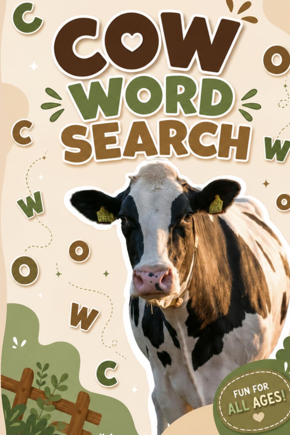 Cow Word Search: Extreme Impossible Word Search Challenge Book