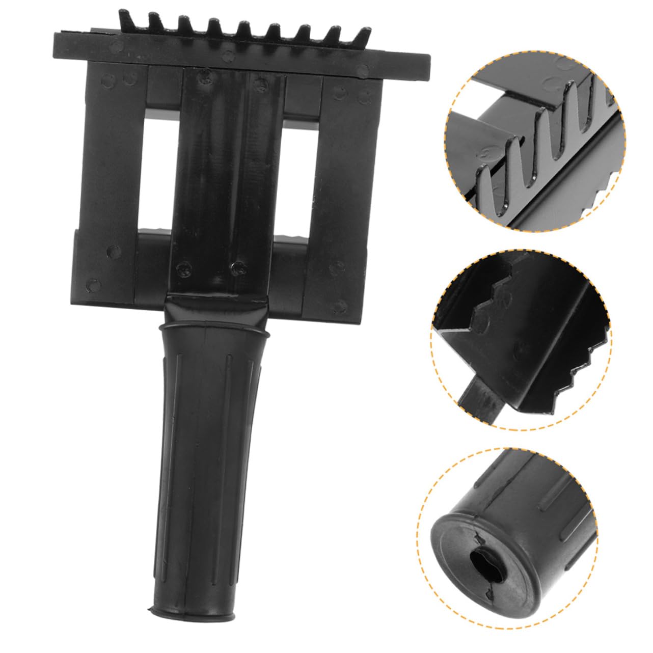 Balacoo Horse Cleaning Comb Horse Fur Cleaning Comb Horse Grooming Brush Metal Brush for Horse Grooming