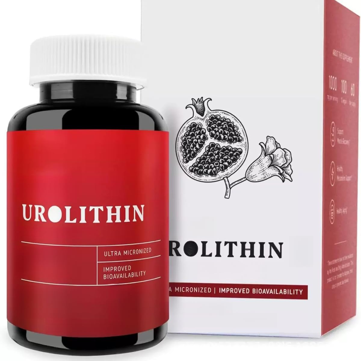 Urolithin A – Fortschrittliche Zellgesundheit, gewonnen aus Granatapfelextrakt, für Männer und Frauen