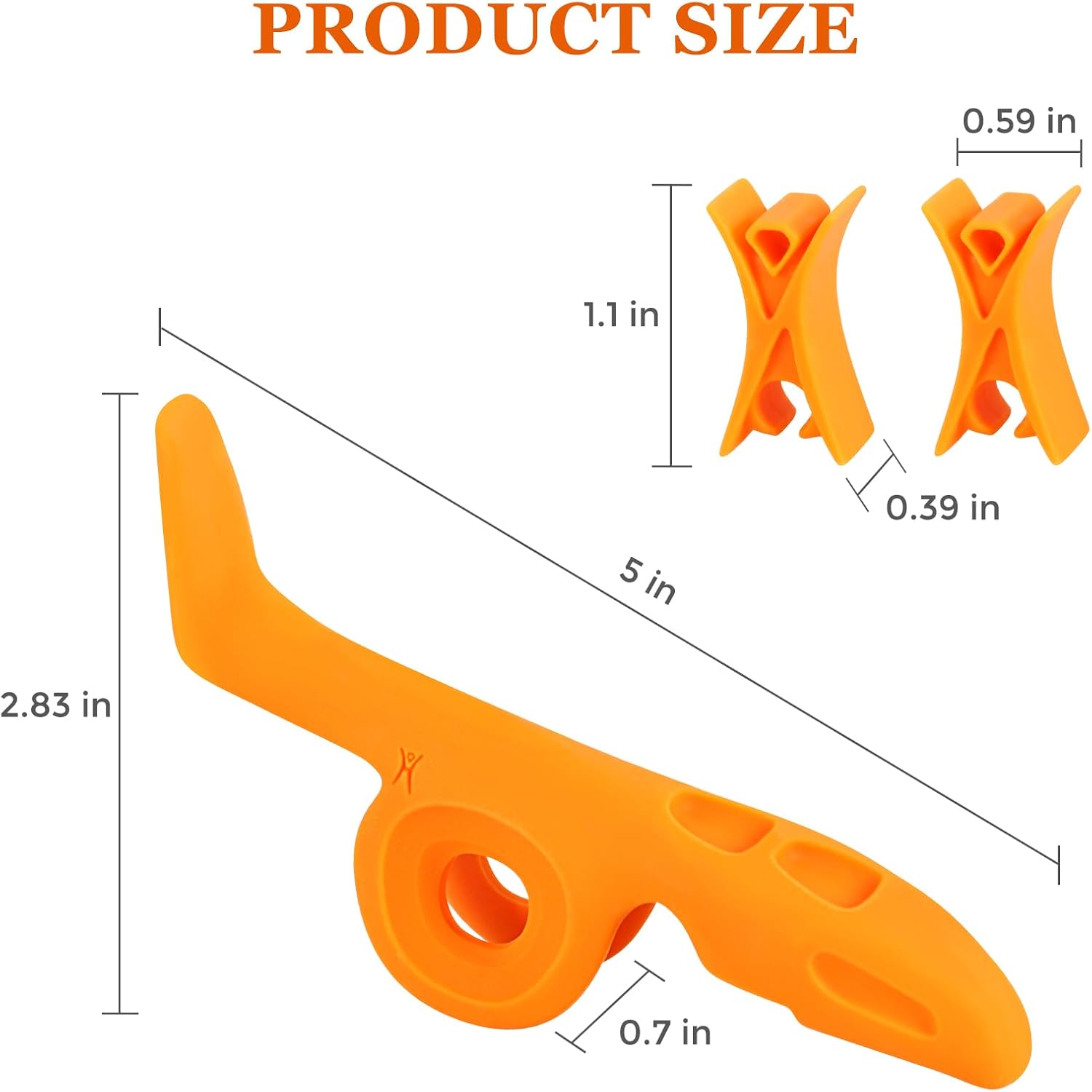 ROWELL Violin Stand with Violin Bow Holder Orange